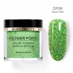Дипинг Пудра BORN PRETTY 10ml DP08 green plum Дипинг Пудра BORN PRETTY 10ml DP08 green plum